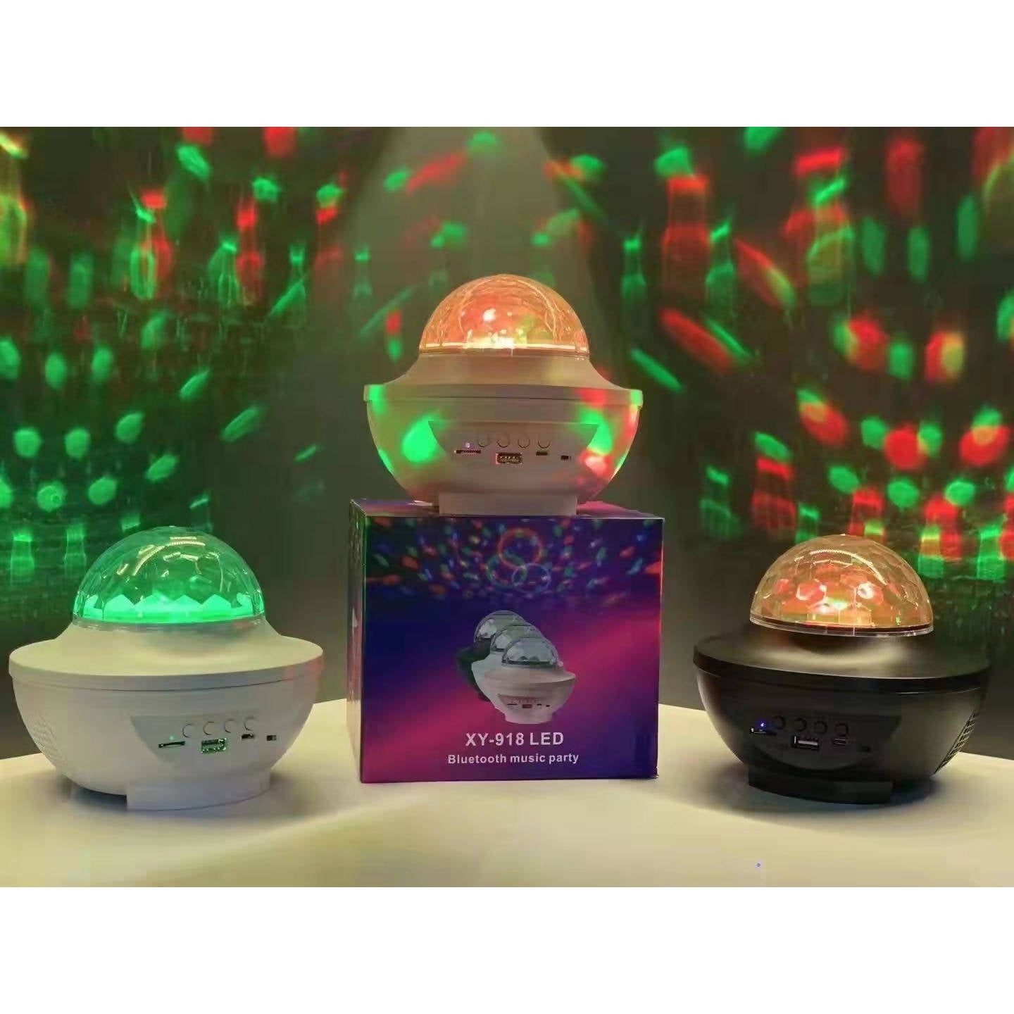 LED Bluetooth Music Projector Disco Light White