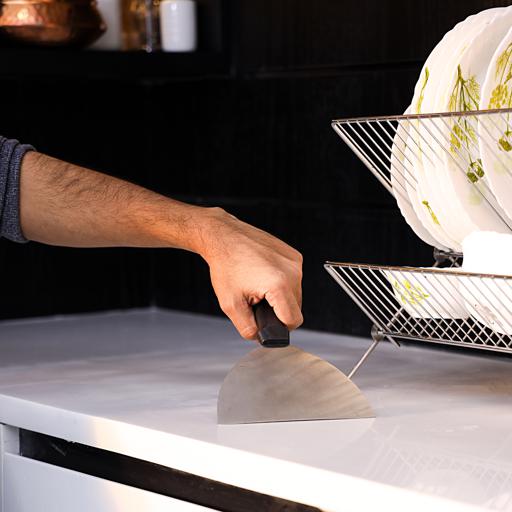 Royalford RF9872 Kitchen Scraper Stainless Steel Scraper