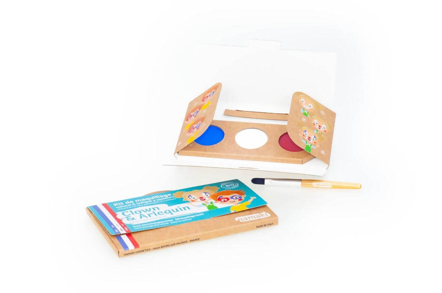 Face Painting Kit Clown & Arlequin 3 Colors