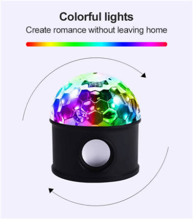 Bluetooth Music Light Rechargeable Smart Colorful Crystal Magic Ball Light | in Bahrain | Halabh