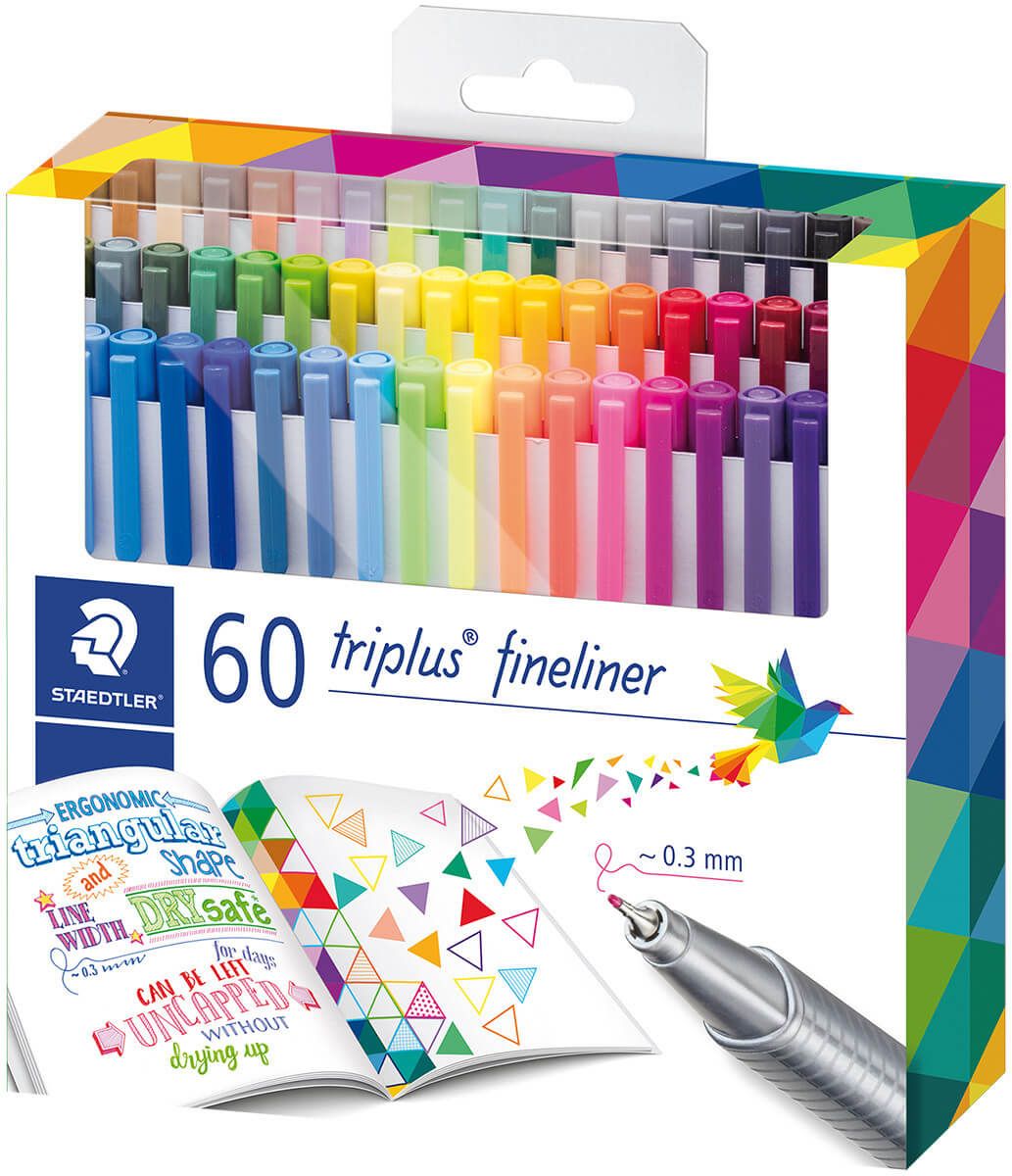 Staedler Triplus Fineliner 60col ST-334-C60