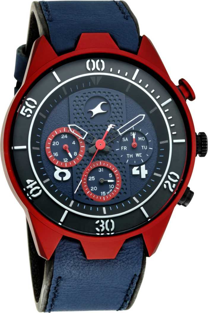 Fastrack Men Analog Watch 3195AP02 | Resin | Water-Resistant | Minimal | Quartz Movement | Lifestyle| Business | Scratch-resistant | Fashionable | Halabh.com