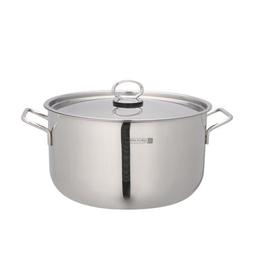 Royalford 30cm Stainless Steel Casserole With Lid Non Stick Silver