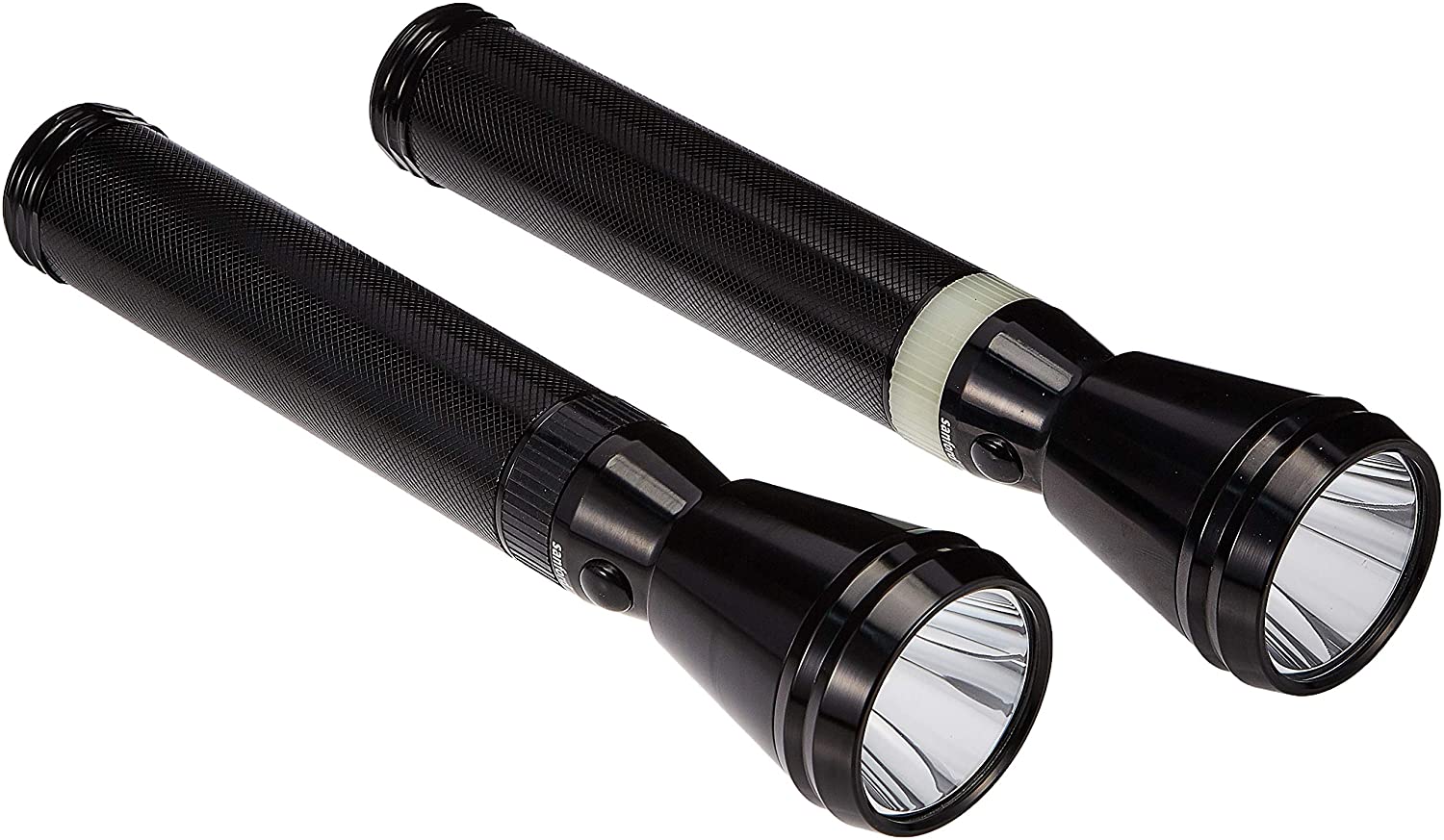 Sanford 2 In 1 Combo Rechargeable LED Flash Light Black