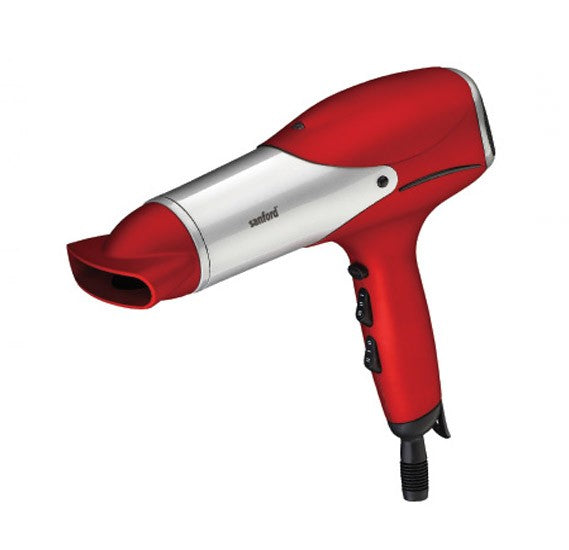 Sanford Hair Dryer | Color Red & Silver | Best Personal Care Accessories in Bahrain | Halabh