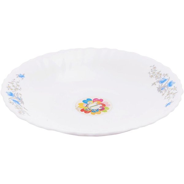 Royalford RF5681 Opal Ware Romantic Soup Plate 7.5″