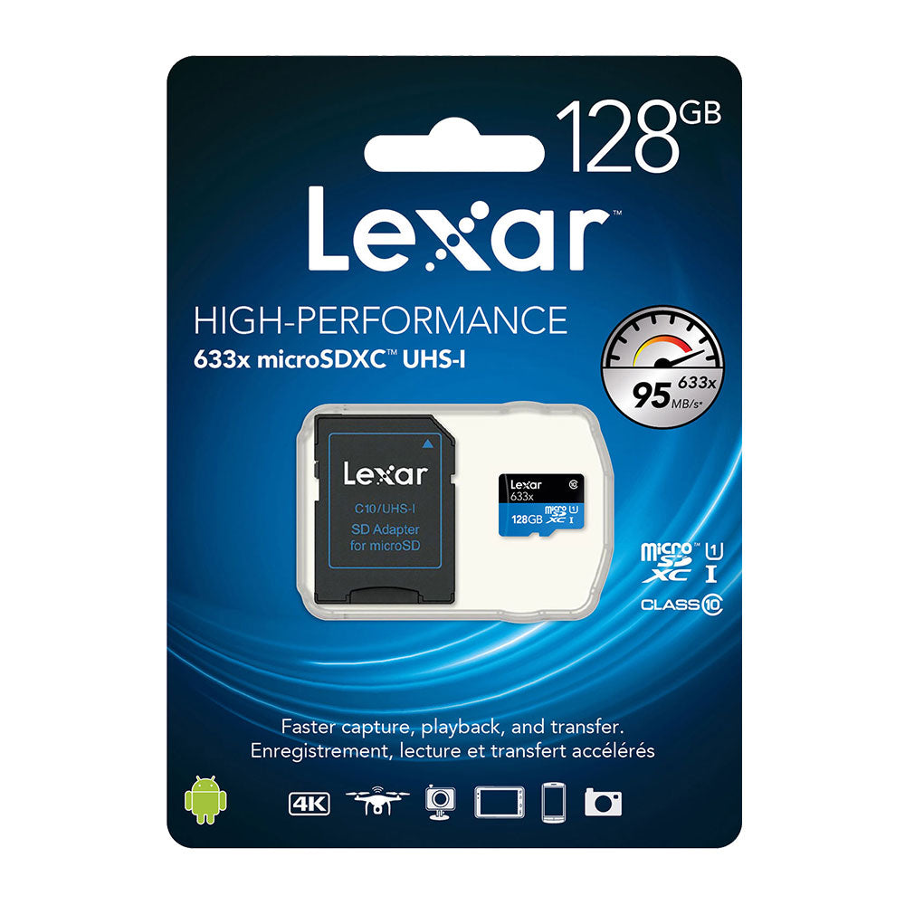 Lexar 128GB High Performance Micro SD Card