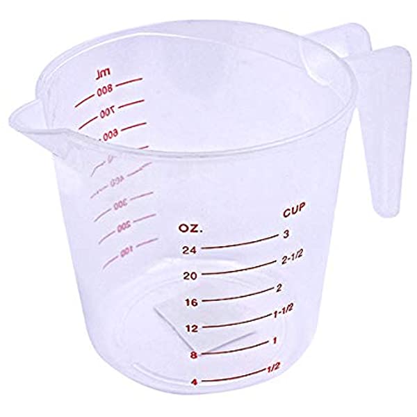 Royalford Plastic Measuring Cups And Jugs White Color