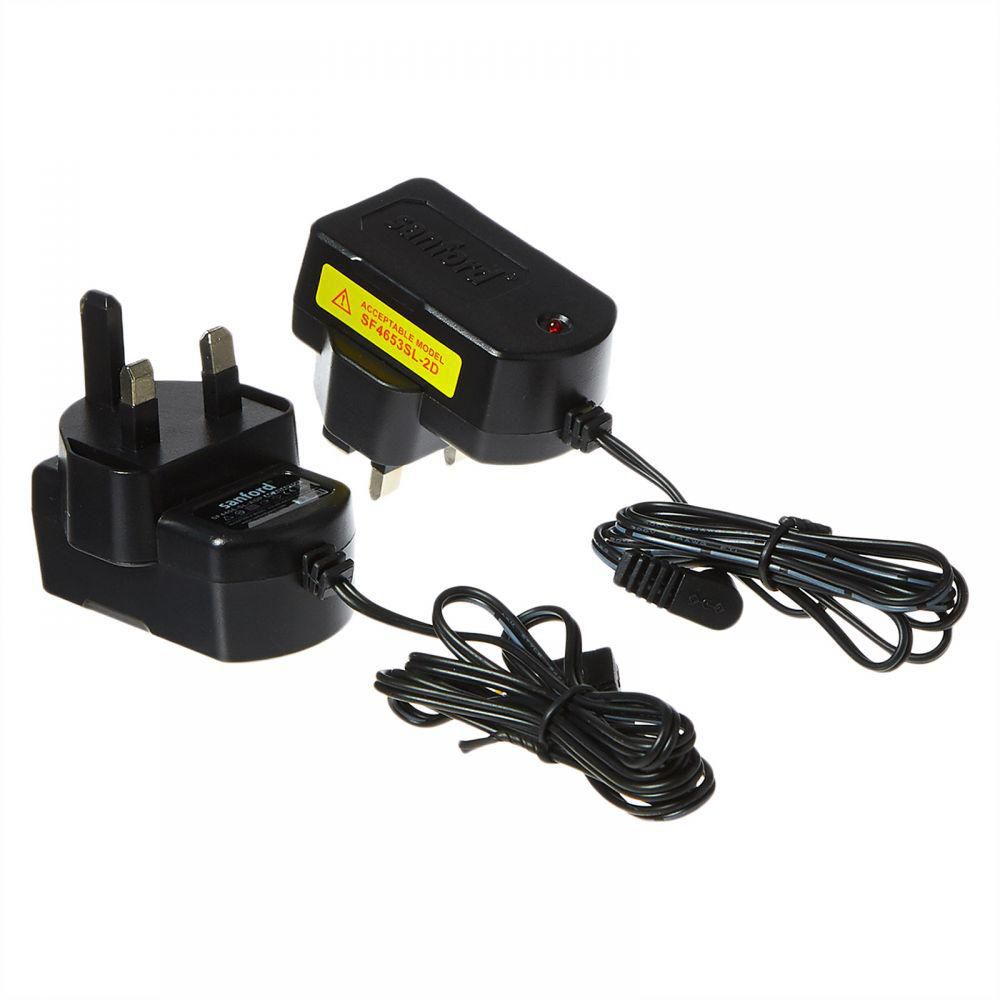 Sanford 2 In 1 Combo Rechargeable LED Flash Light Black