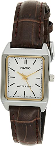 Casio Women's Watch LTP-V007L-7E2UD | Stainless Steel Mesh Strap | Water-Resistant | Minimal | Quartz Movement | Lifestyle| Business | Scratch-resistant | Fashionable | Halabh
