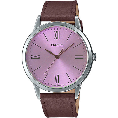 Casio Men's Watch MTP-E600L-5BDF | Leather Band | Water-Resistant | Quartz Movement | Classic Style | Fashionable | Durable | Affordable | Halabh
