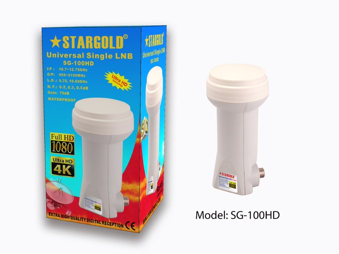 Stargold Single LNBF - SG-100- IShape | Home Appliance & Electronics | Halabh.com