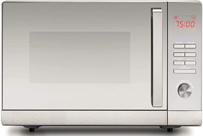 Black and Decker Microwave Oven With Grill  | Capacity 30L | Color Silver | Best Kitchen Appliances in Bahrain | Halabh