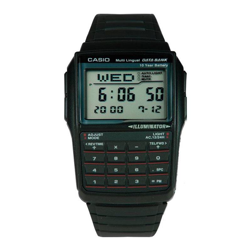 Casio Calculator Data Bank Men's Watch