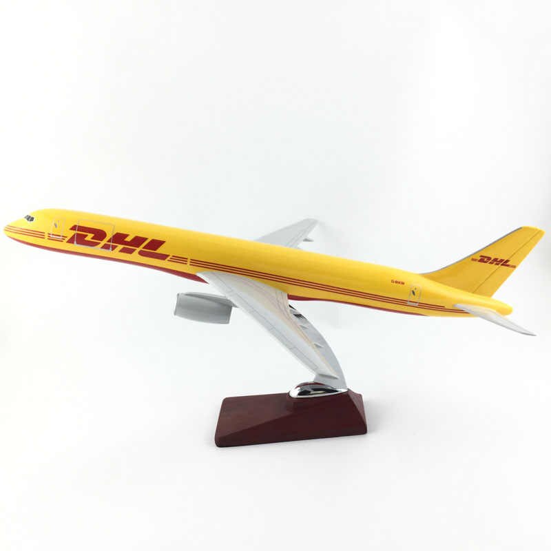 47cm 757 DHL Air 1:150 Plane Model Metal Alloy Collection Plane Model