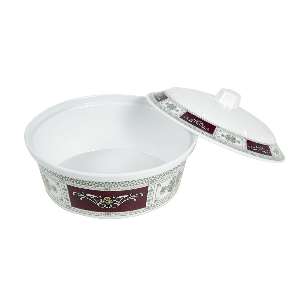 RoyalFord Melamine Ware Rotating Serving Tray White