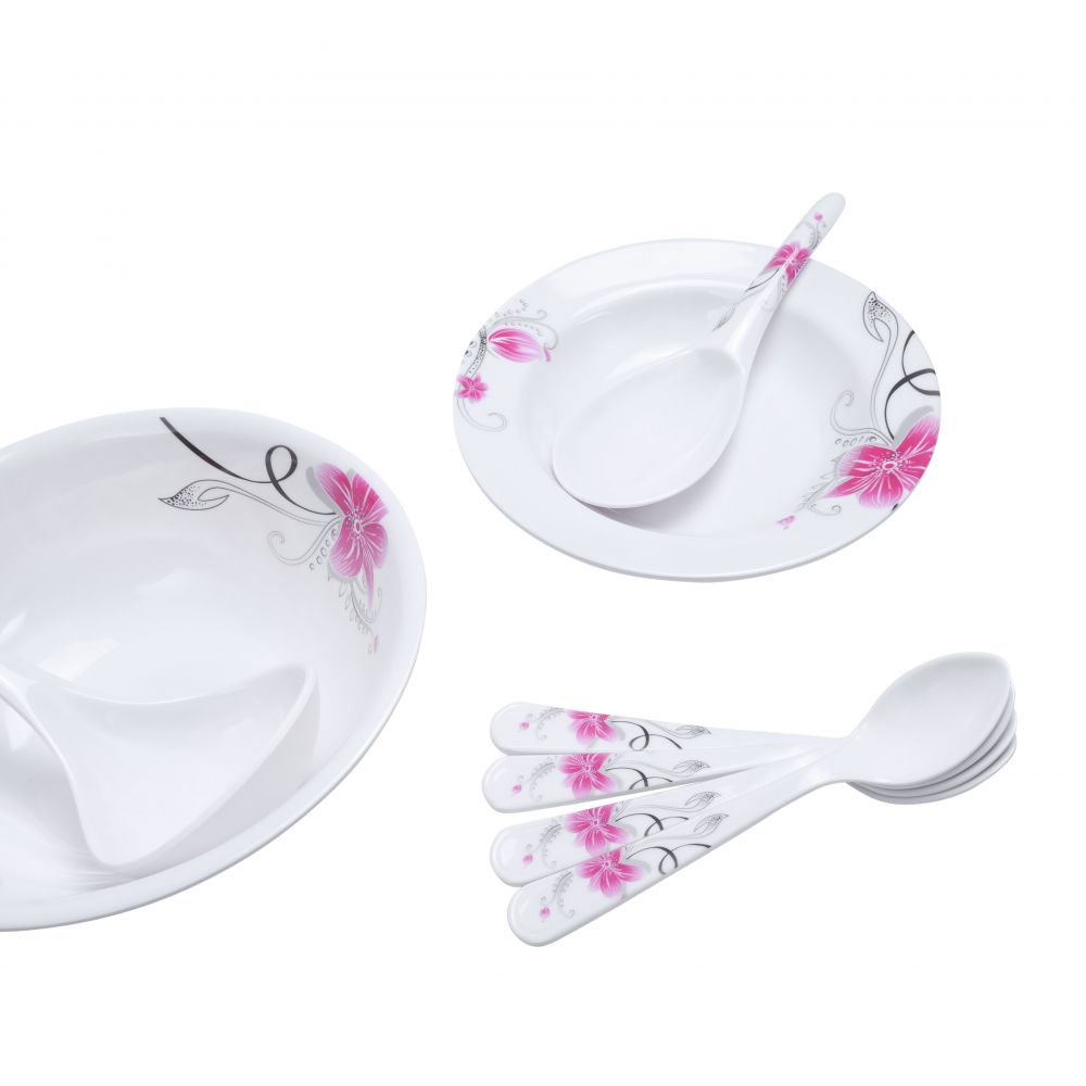 Royalford Melamine Dinner Set - 45 Pieces RF6718