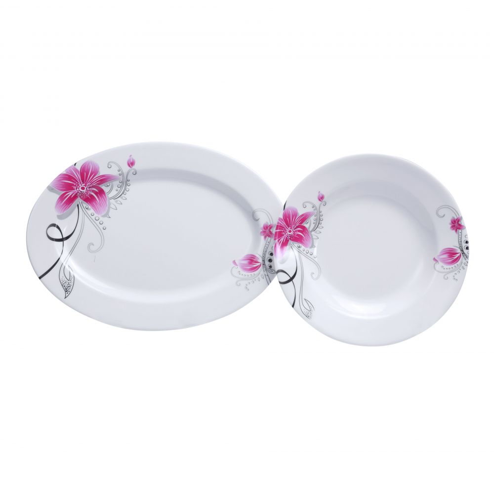 Royalford Melamine Dinner Set - 45 Pieces RF6718