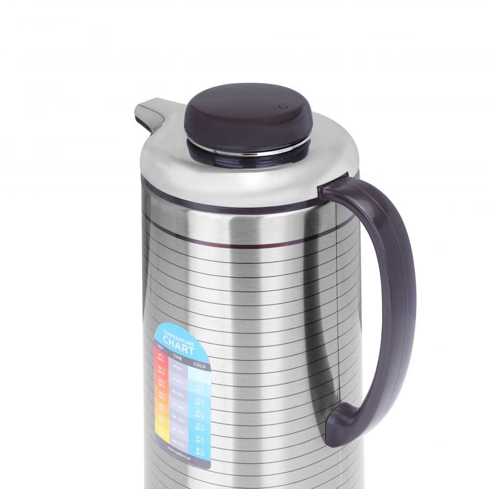 Shop Royalford 1 Litre Vacuum Flask Multicolor | Thermal Carafe | Halabh
