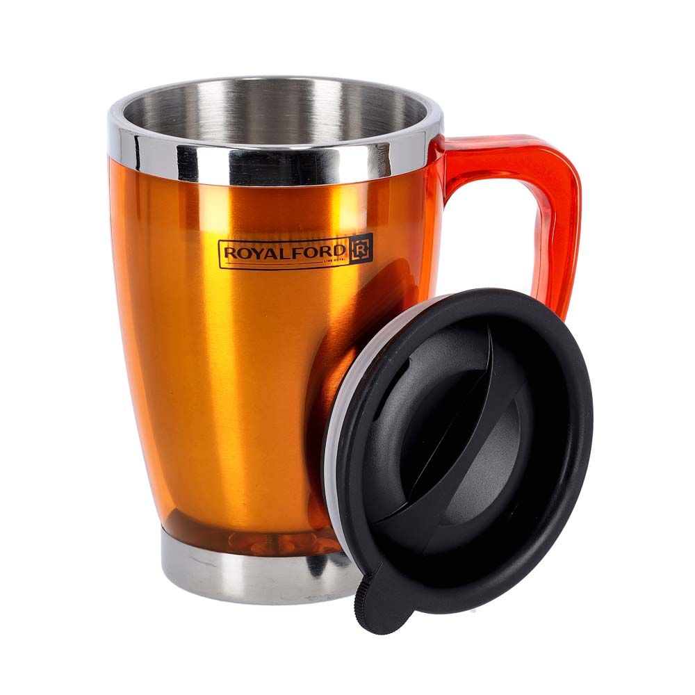 Royalford 14OZ Double Wall Travel Mug RF5129OR