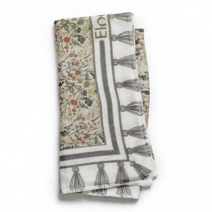 Elodie Bamboo Muslin Blanket Vintage Flower