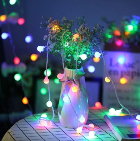1.5M LED Star Light String Led Ball Lights Flashing Lights String Lights Outdoor Waterproof Christmas Day Decorative Lights