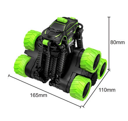 2.4G 10km/h High Speed 360 Rotation Anti Collision Tire Remote Control Car RC Stunt Car RC Drift Car Kids Gift