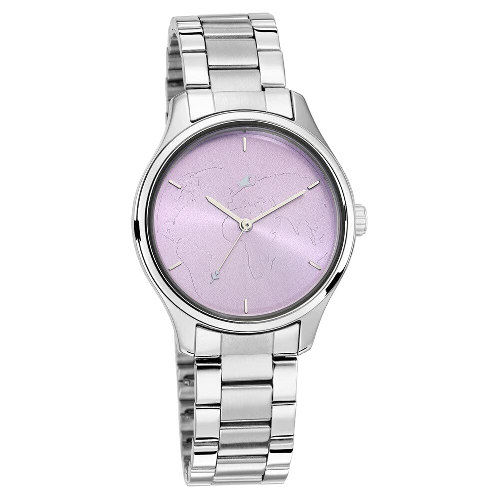 Fastrack Tripster Analog Purple Dial Women's Watch