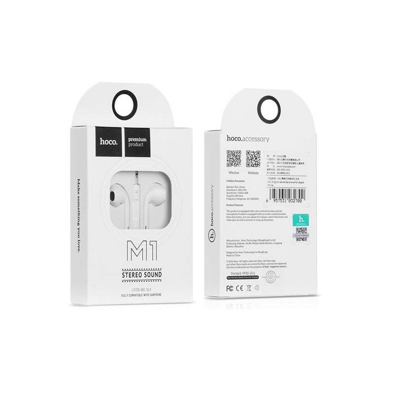 Hoco Original Series Earphone for iPhone Online in Bahrain - Halabh