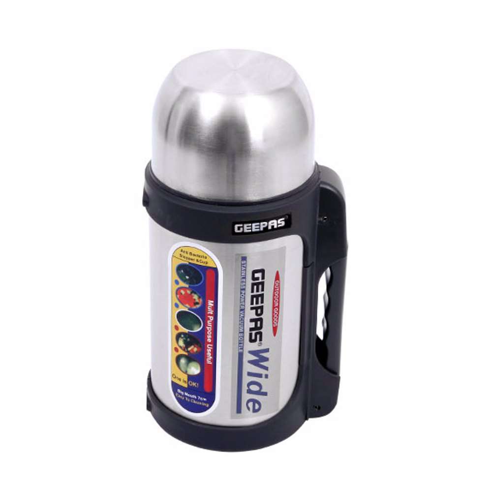 Shop Geepas Steel Inner Vacuum Flask in Bahrain | Best Vacuum | Halabh