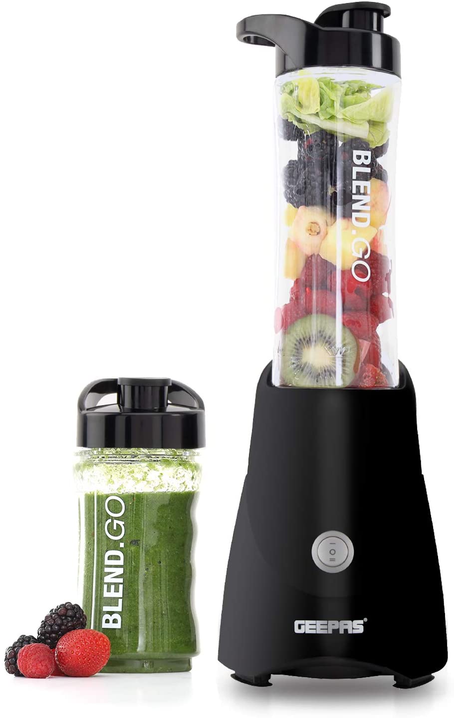 Geepas 300W Personal Blender Black & Clear | Kitchen Appliances | Halabh.com