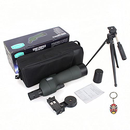 Gomu Angle 20-60 x 60zoom Bird Mirror Monocular Telescopes Advanced Optics Waterproof Zoom Angled Waterproof Spotting Tripod Tube Softcase With HD Monocular Telescope Extended Hiking Keyring