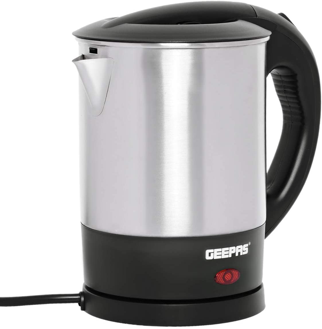 Geepas 1.0 Liter Stainless Steel Electric Kettle - Silver