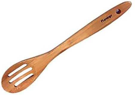 Flamingo Wooden Slotted Spoon