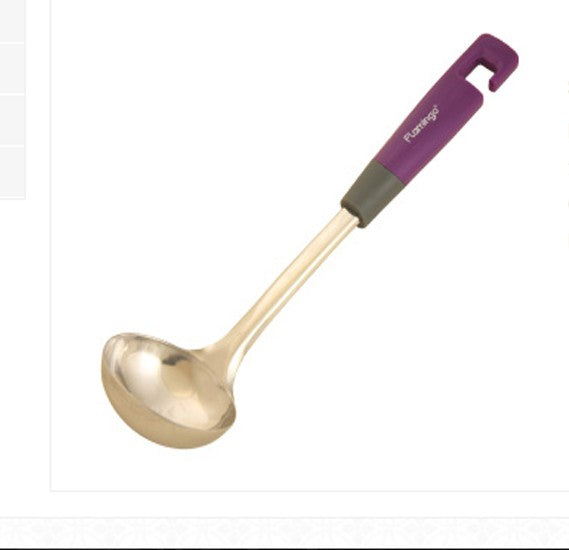 Flamingo Large Ladle With Plastic Handle