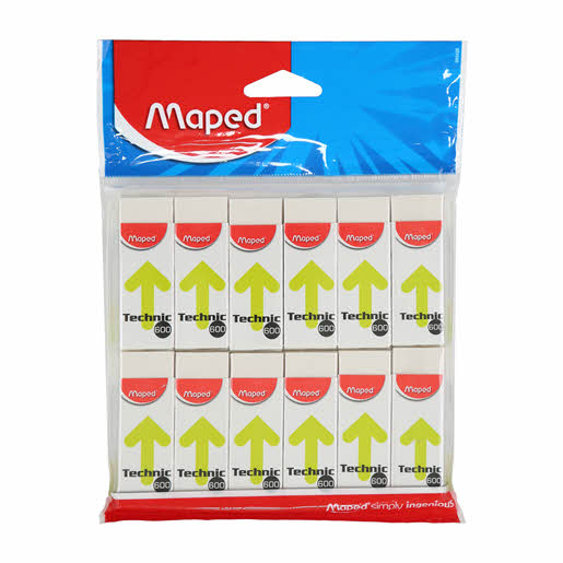 Maped Eraser Technic 600 Pack of 2