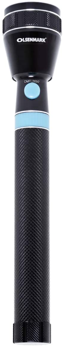 Olsenmark Rechargeable LED Flashlight Black