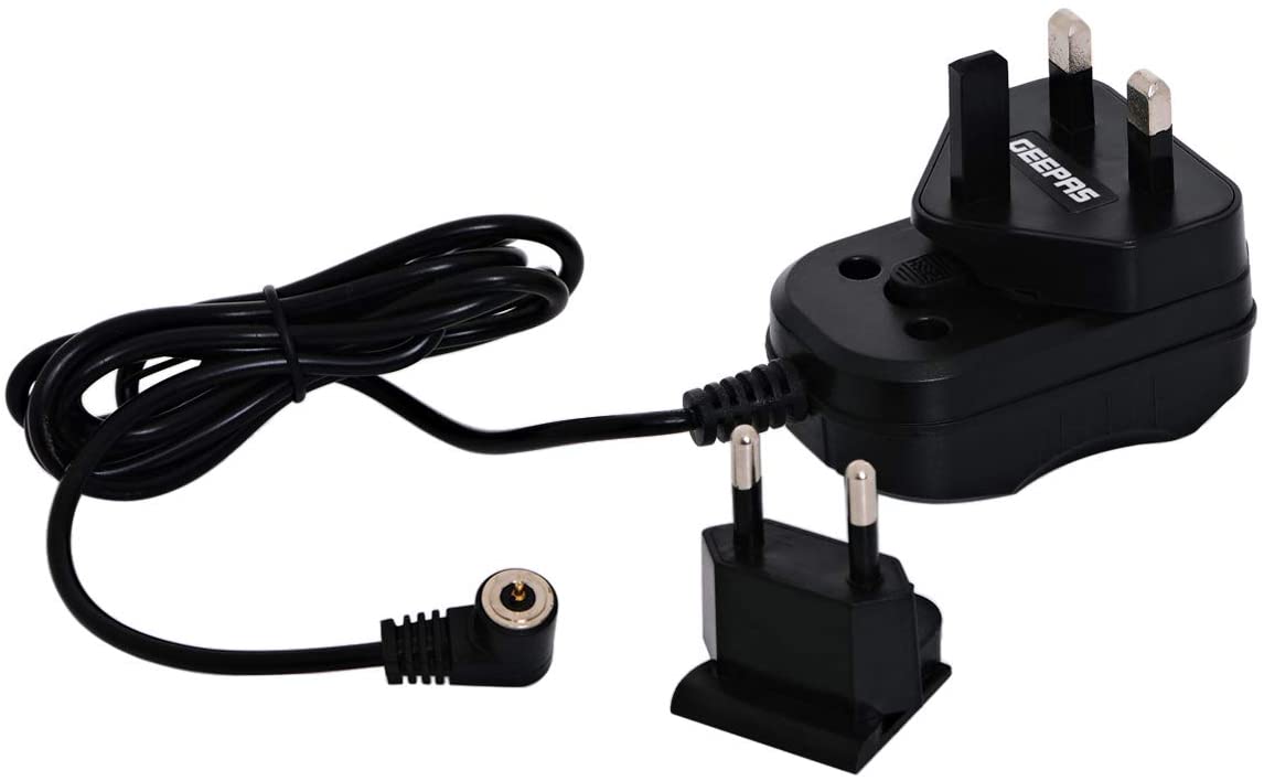 Geepas Waterproof Led Flashlight With Rechargeable Battery