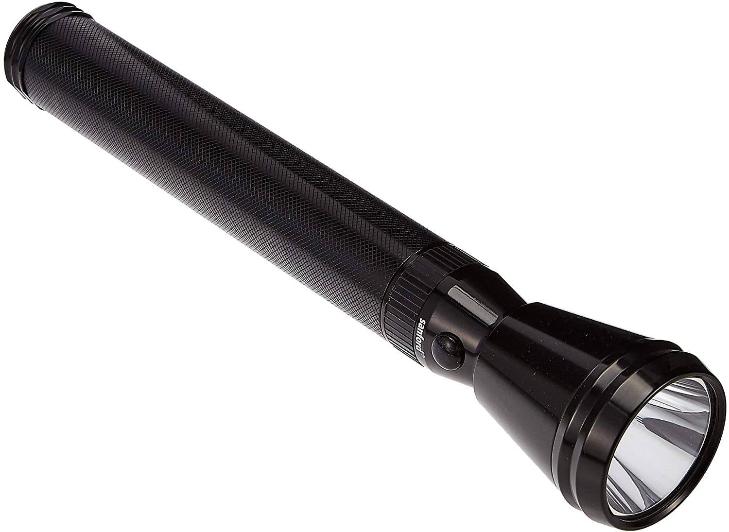 Sanford Rechargeable Led Search Light 3d Battery Black