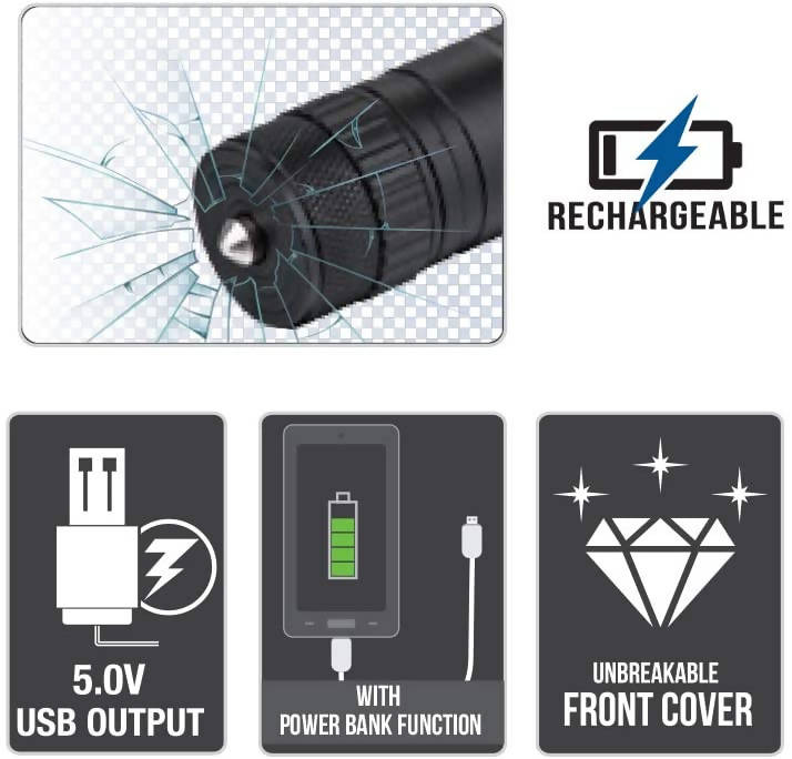 Sanford Search Light Black