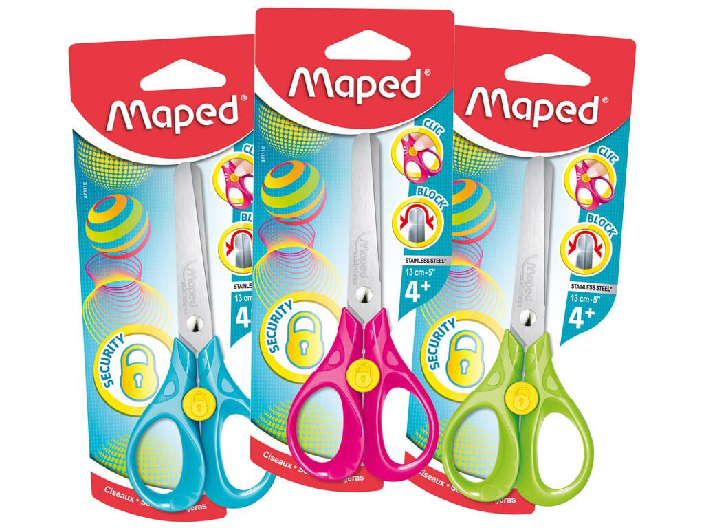 MAPED Scissors Security 3d 13cm blister MD-473110