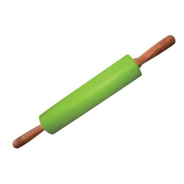 RoyalFord Rolling Pin Silicon Cover Wooden Handle