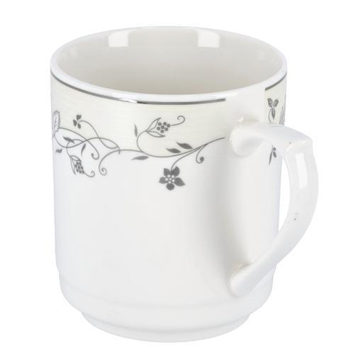 Royalford 11Oz Bone Wave Coffee Mug White