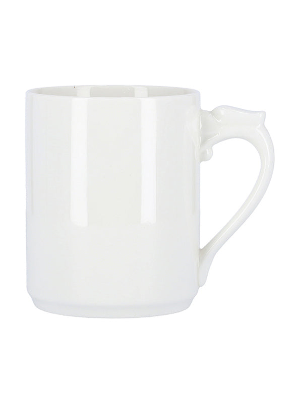 Royalford 14oz Bone Wave Coffee Mug White
