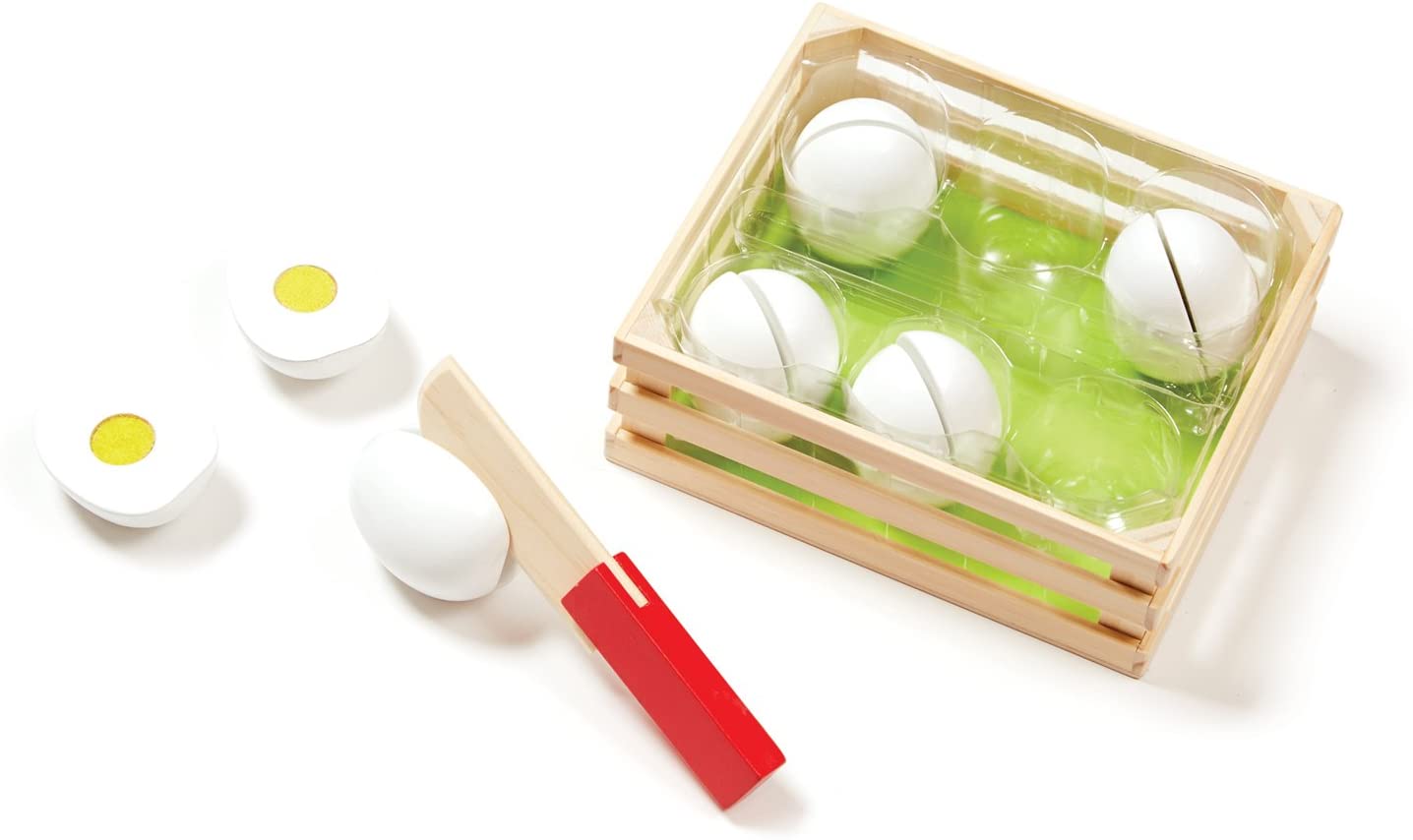 Melissa and Doug Slice & Sort Wooden Eggs