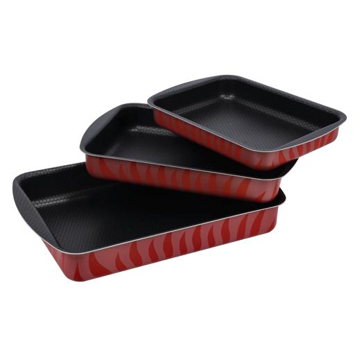 Shop Royalford 3 Pcs Baking Tray Set | Best Tray Set | Halabh