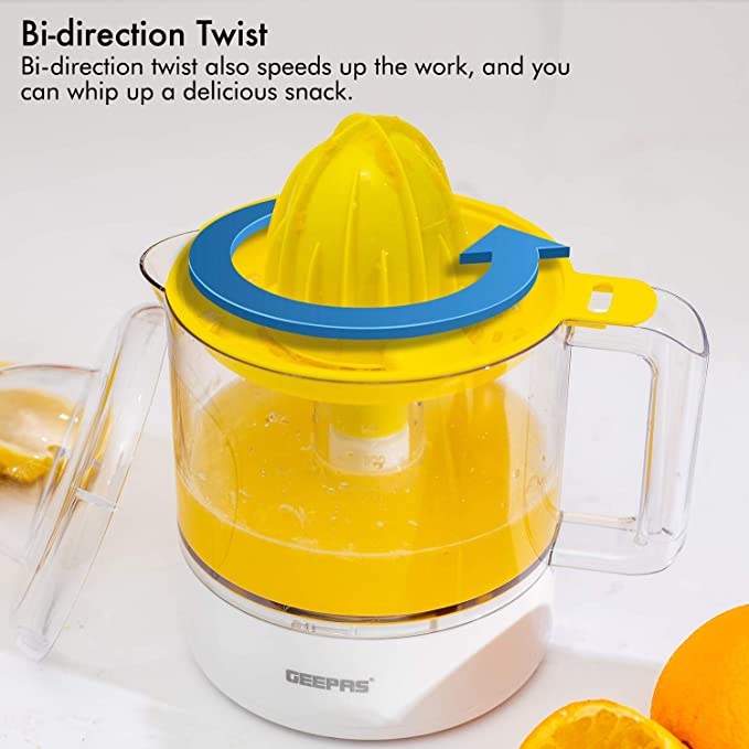 Geepas Citrus Juicer 1.0L Plstc Cup 1x6 | Kitchen Appliances | Halabh.com