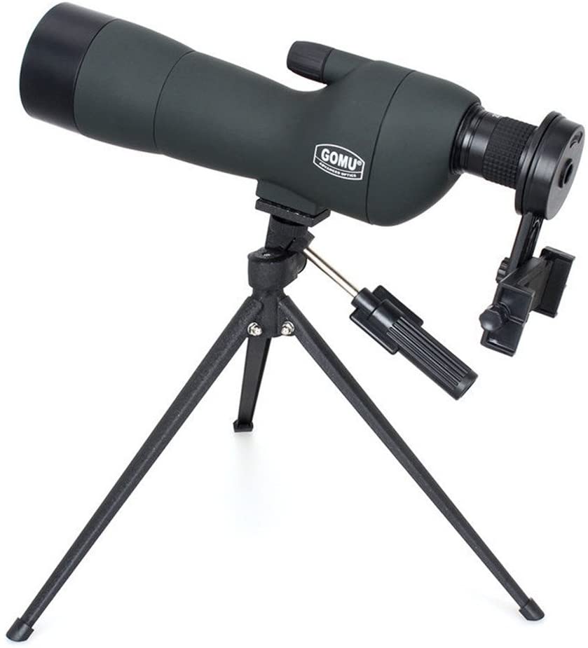 Gomu Angle 20-60 x 60zoom Bird Mirror Monocular Telescopes Advanced Optics Waterproof Zoom Angled Waterproof Spotting Tripod Tube Softcase With HD Monocular Telescope Extended Hiking Keyring