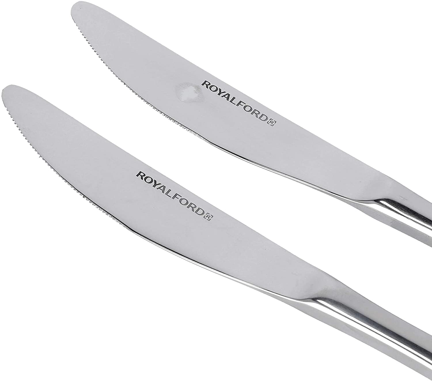 Royalford 2 Pcs Table Knife Silver