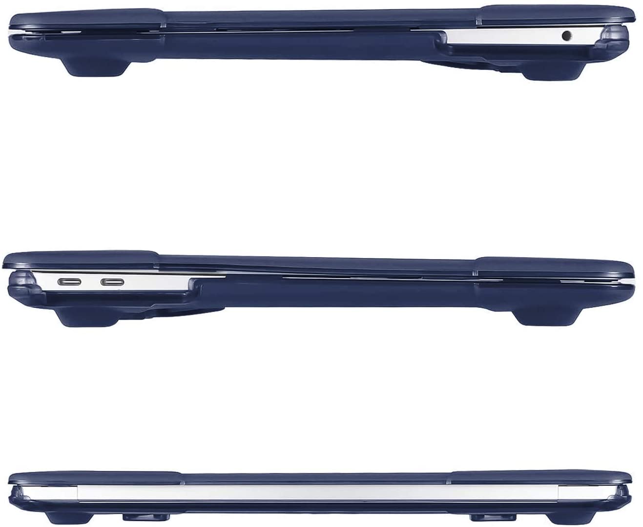 MacBook Air 13 inch Case 2020 2019 2018 Release A2337 M1 A2179 A1932 Retina, Heavy Duty Plastic Hard Shell Case with Fold Kickstand & Matching Color Keyboard Cover, Pink